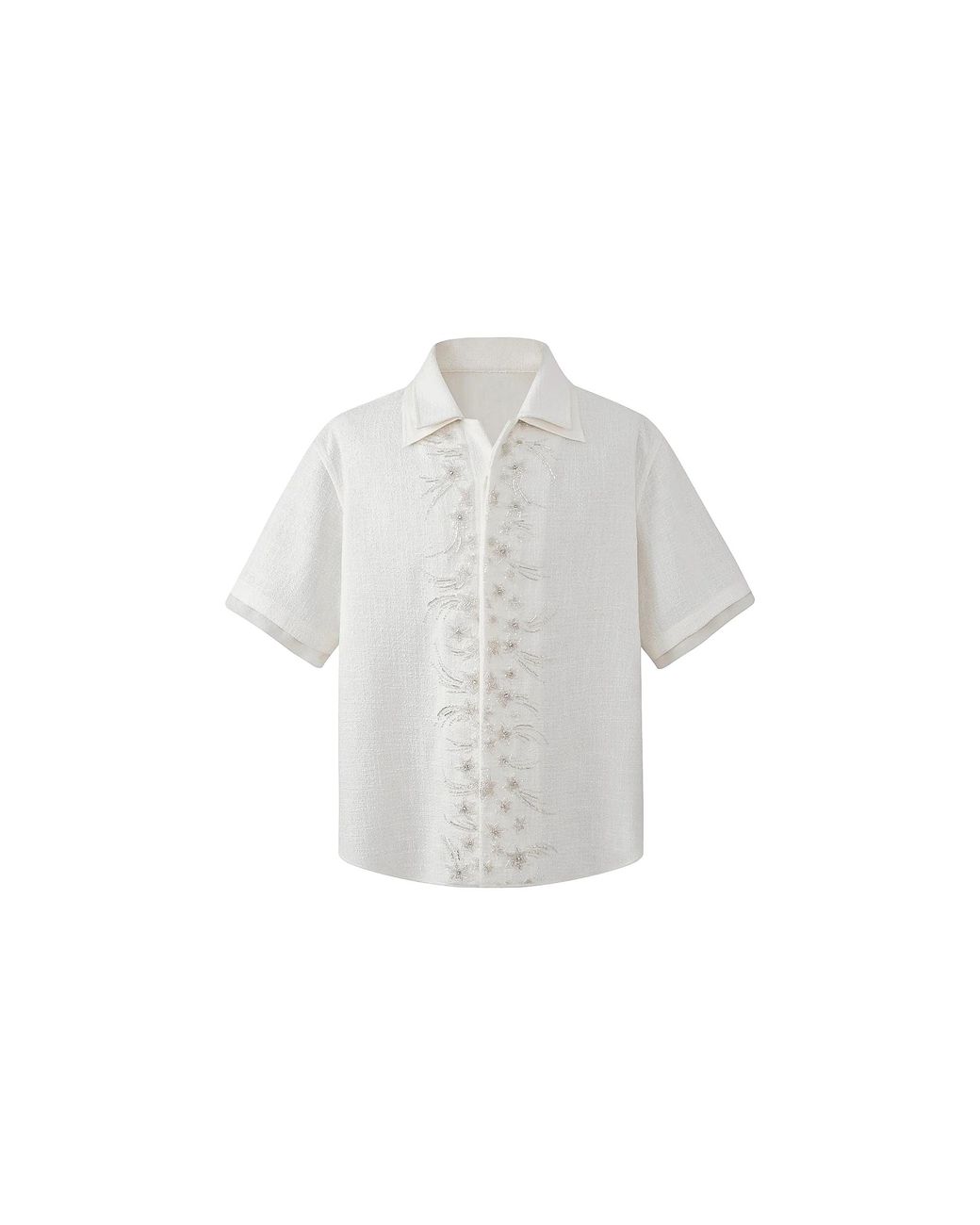BIRTH OF ROYAL CHILD White Layered Hexa Shirt Bc25Awte02" for men