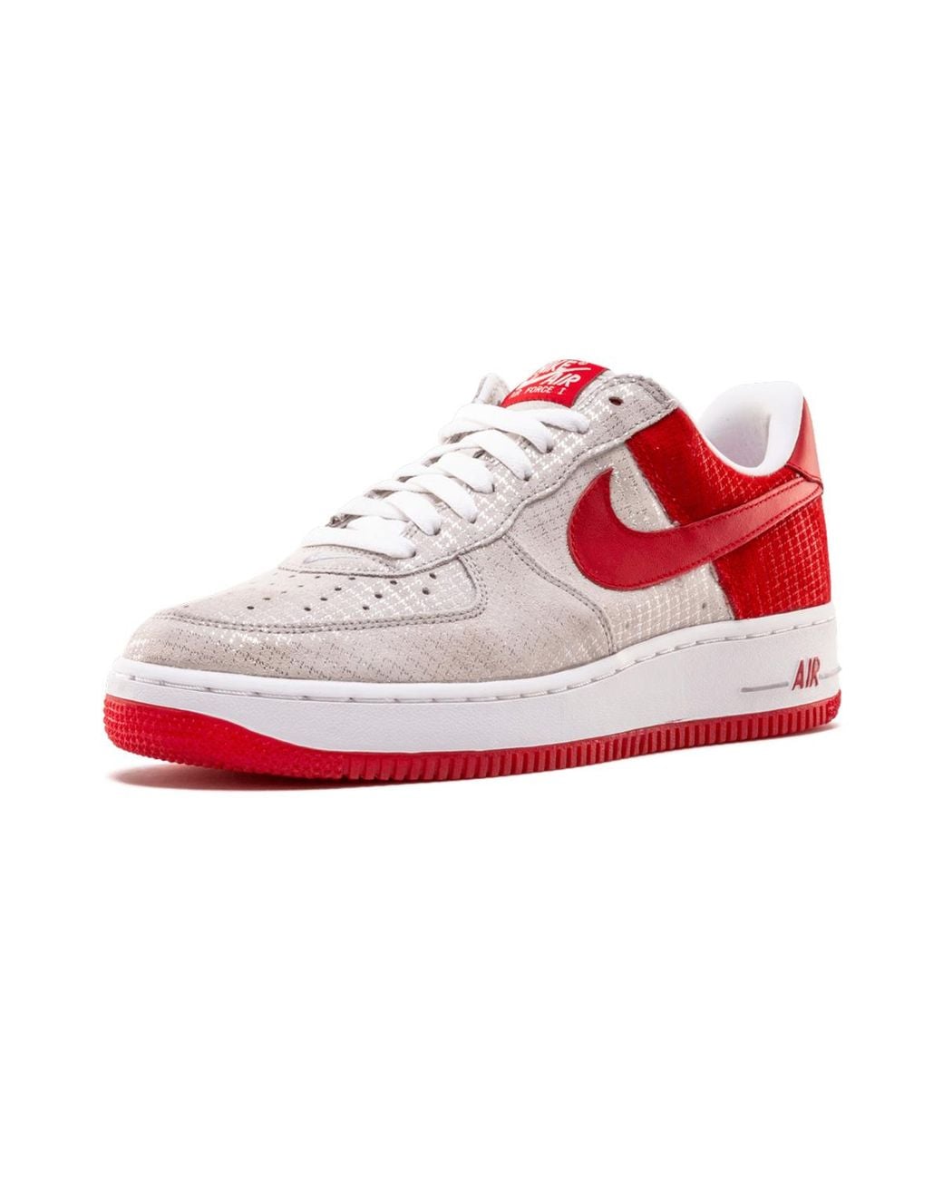 Nike Red Air Force 1 Premium "Christmas" 312945 061" for men