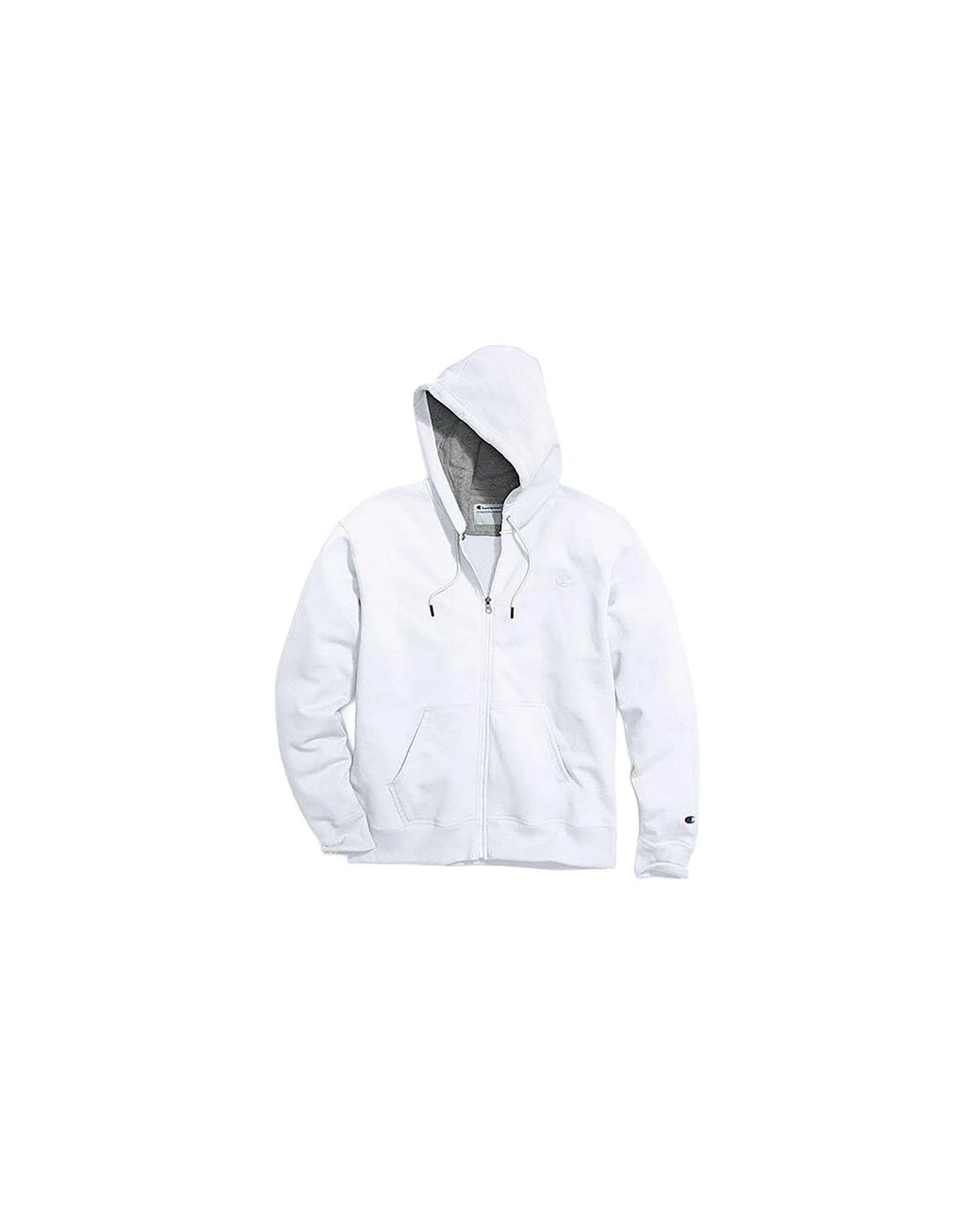 Champion Black Powerblend Sweats Full Zip Jacket Cs0891 045" for men