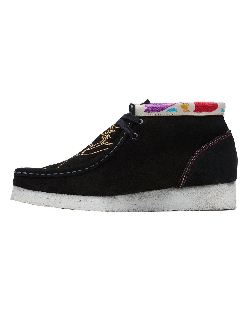 Clarks Black Wallabee Boot Embroidery" 26168582"