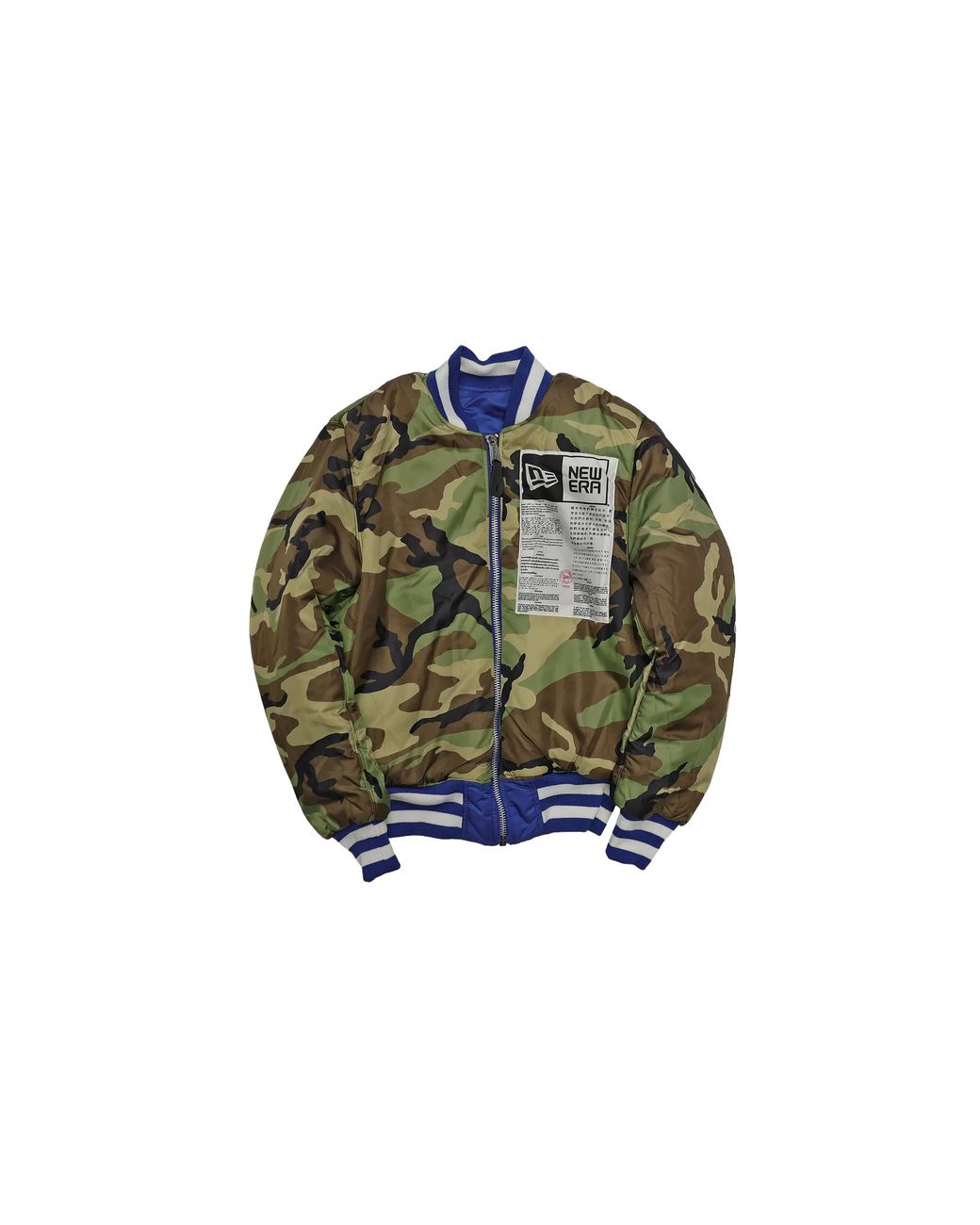KTZ Blue Alpha Industries Montreal Expos X Reversible Bomber Jacket Camo" Ne519" for men
