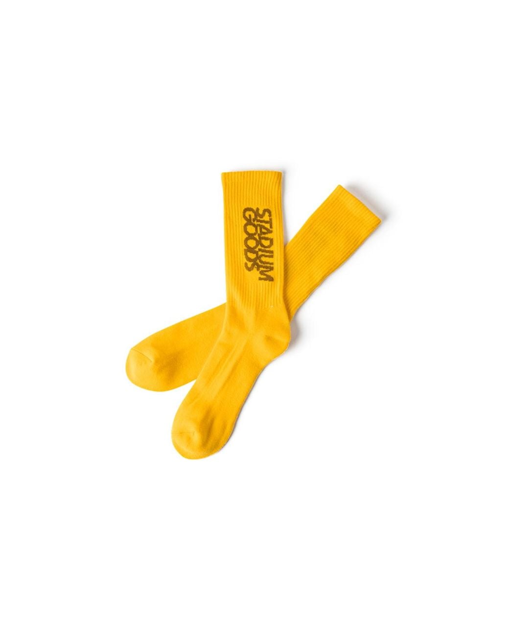 Stadium Goods Black Crew Socks "Sunflower" Sgs0114" for men