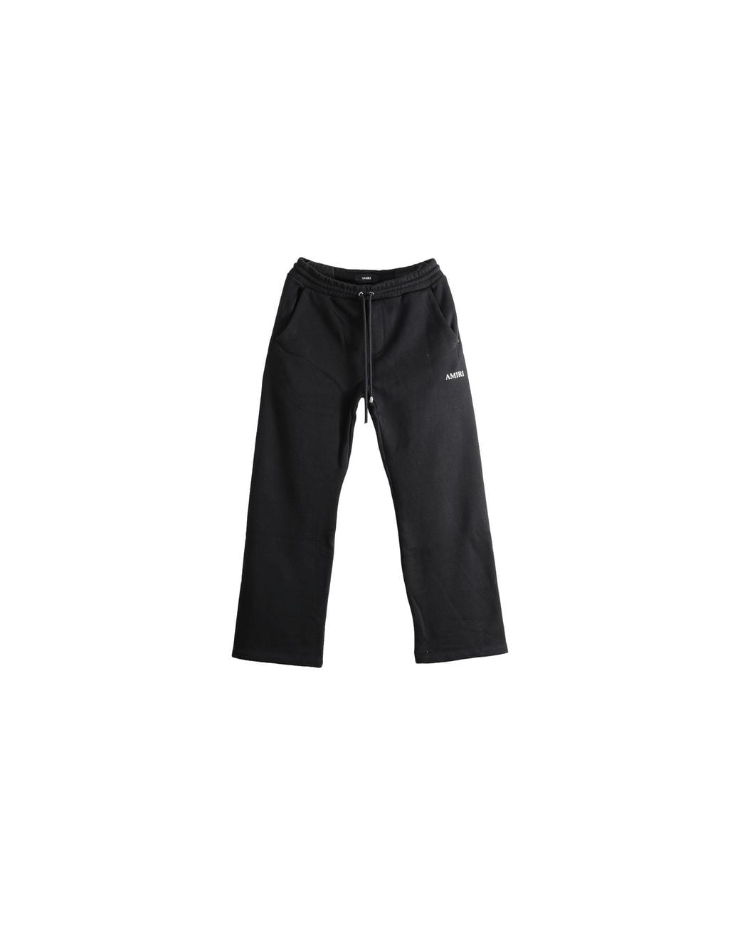 Amiri Black Relaxed Pull On Sweatpants Am326Pa005 0002" for men