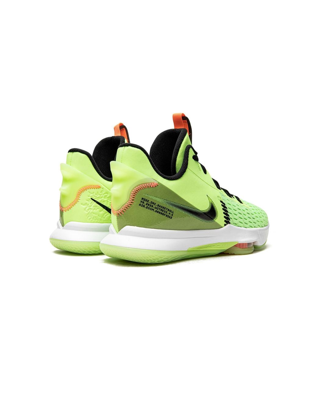 Nike Green Lebron Witness V "Lime Glow" Cq9380 300" for men