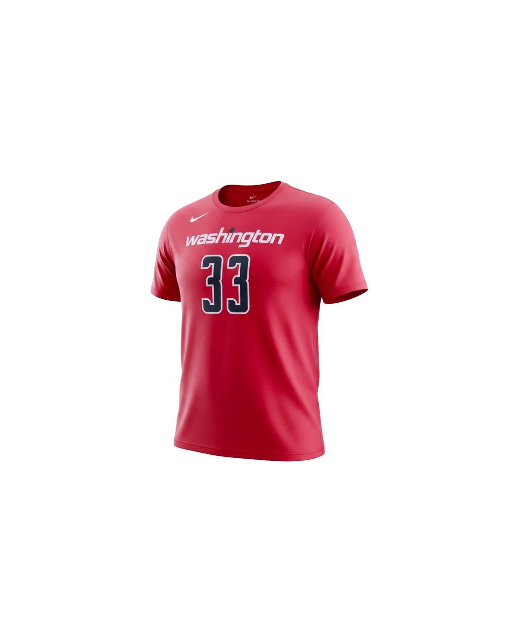 Nike Red Nba Wizards Kuzma Tee Dr6401 666" for men