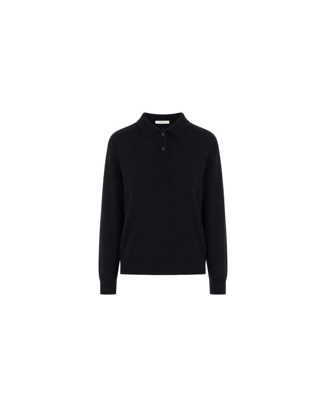 The Row Black Pashi Top R000628 Y166 Blk"