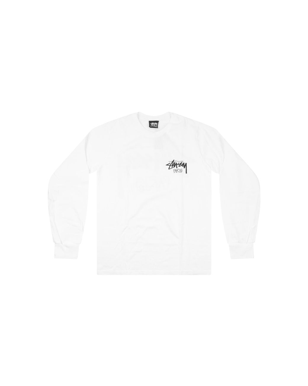 Stussy Black Paris Exclusive Longsleeve Stus294" for men