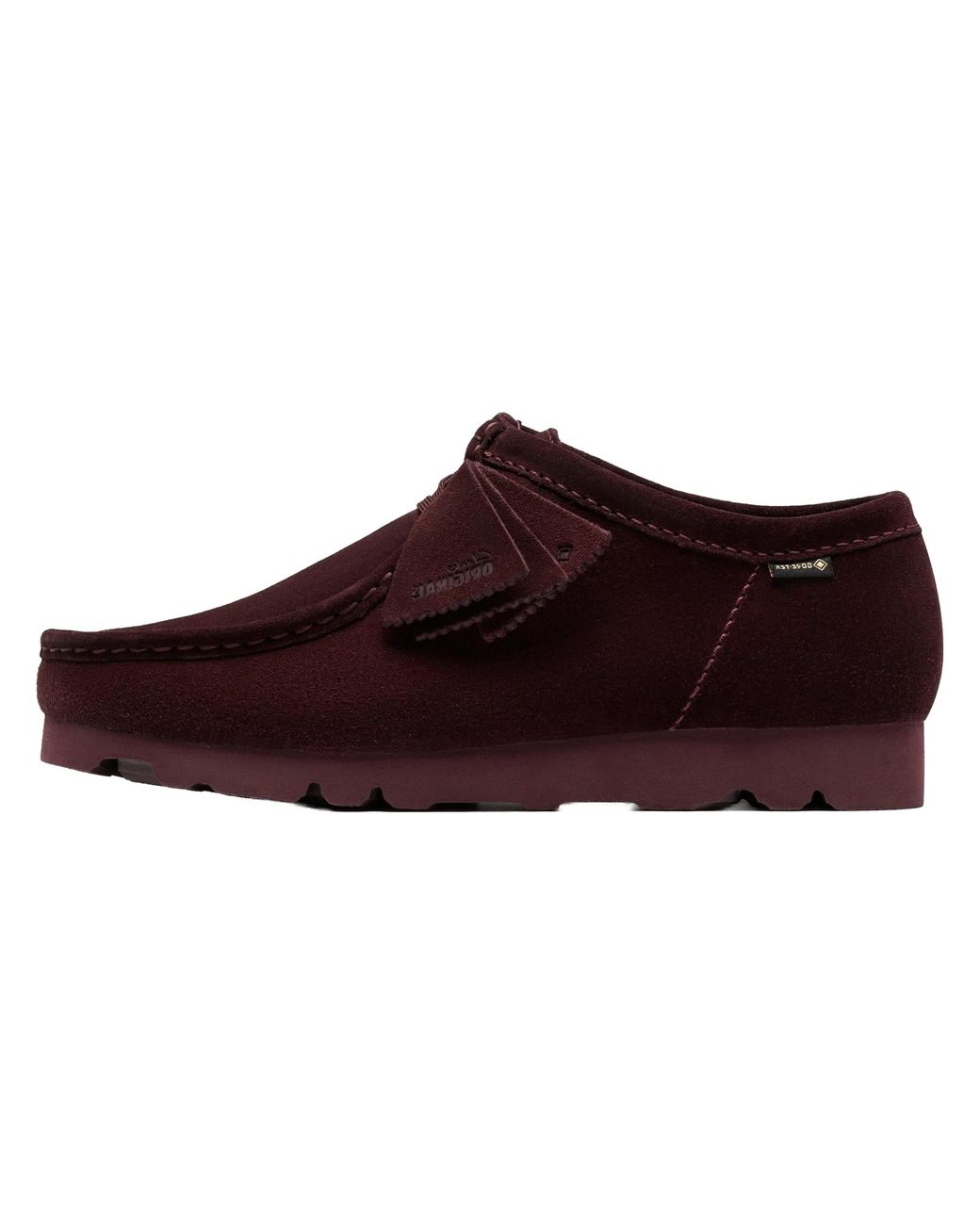 Clarks Brown Originals Wallabee Gore-Tex Grape Suede" 26183073" for men