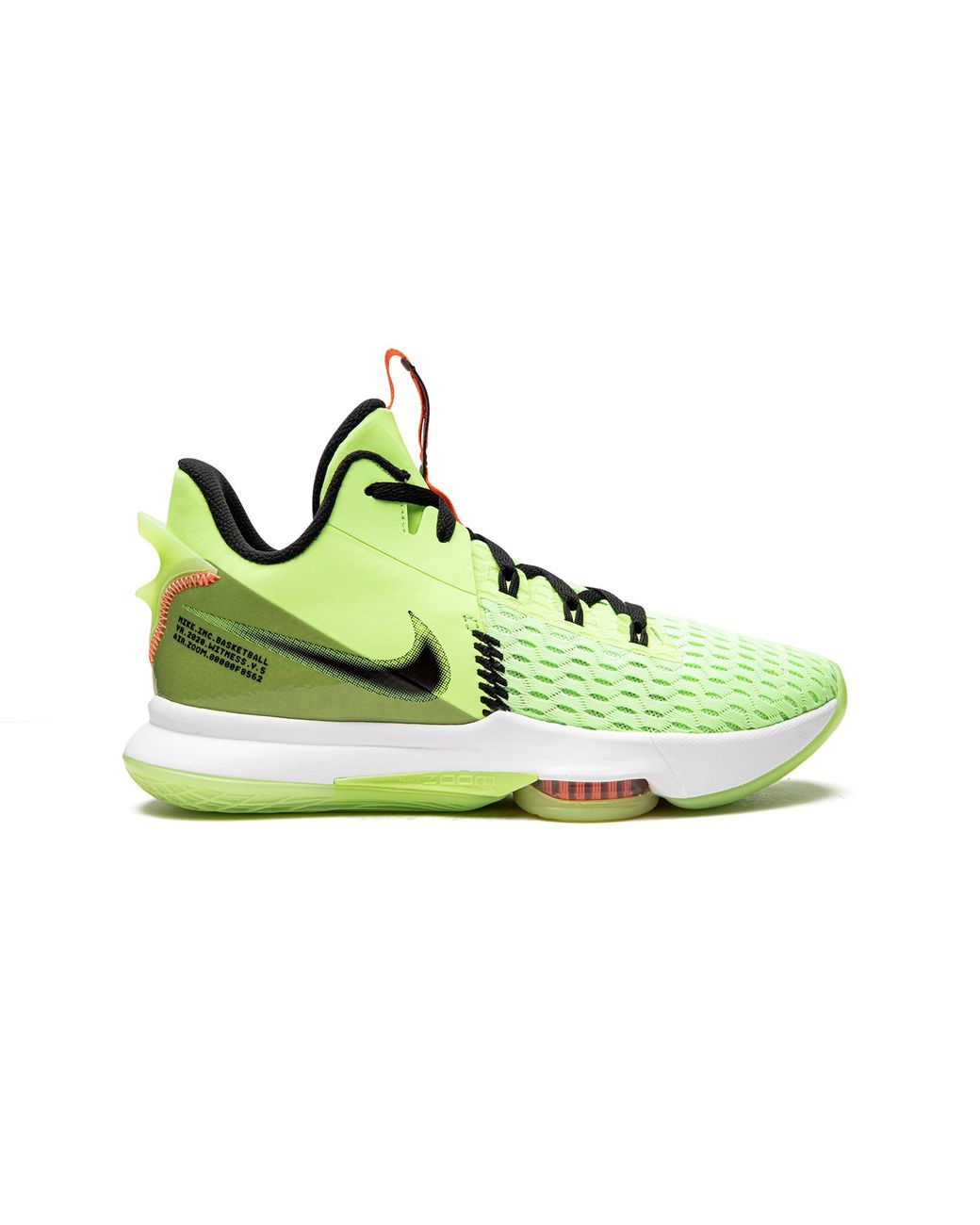 Nike Green Lebron Witness V "Lime Glow" Cq9380 300" for men