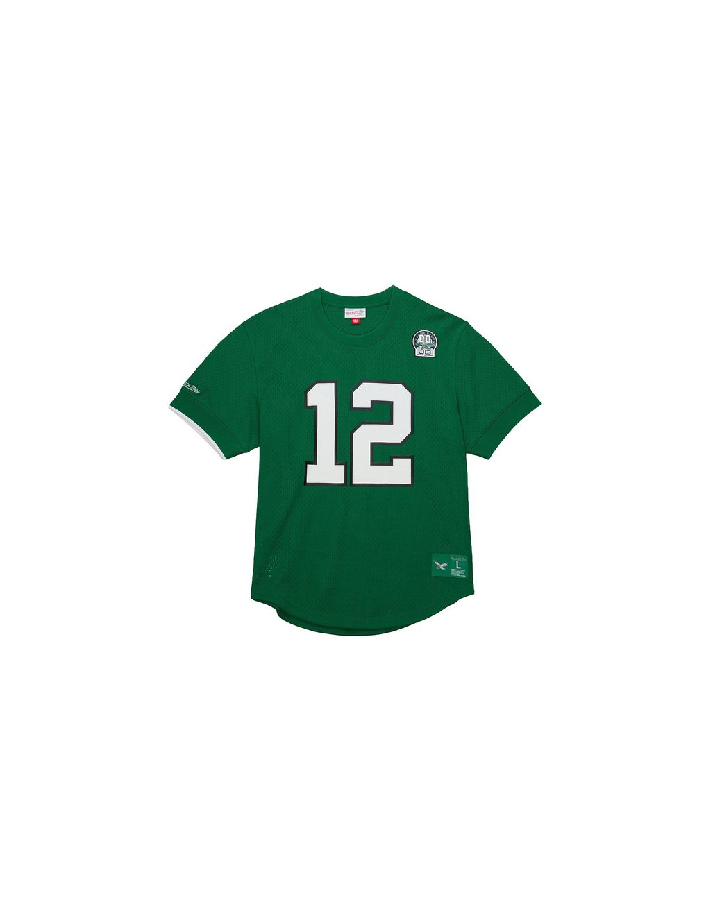 Mitchell & Ness Green Nfl N&N Mesh Crewneck Eagles 1992 Randall Cunningham "Kelly" Tnmp6294 Pea92Rcukygn" for men