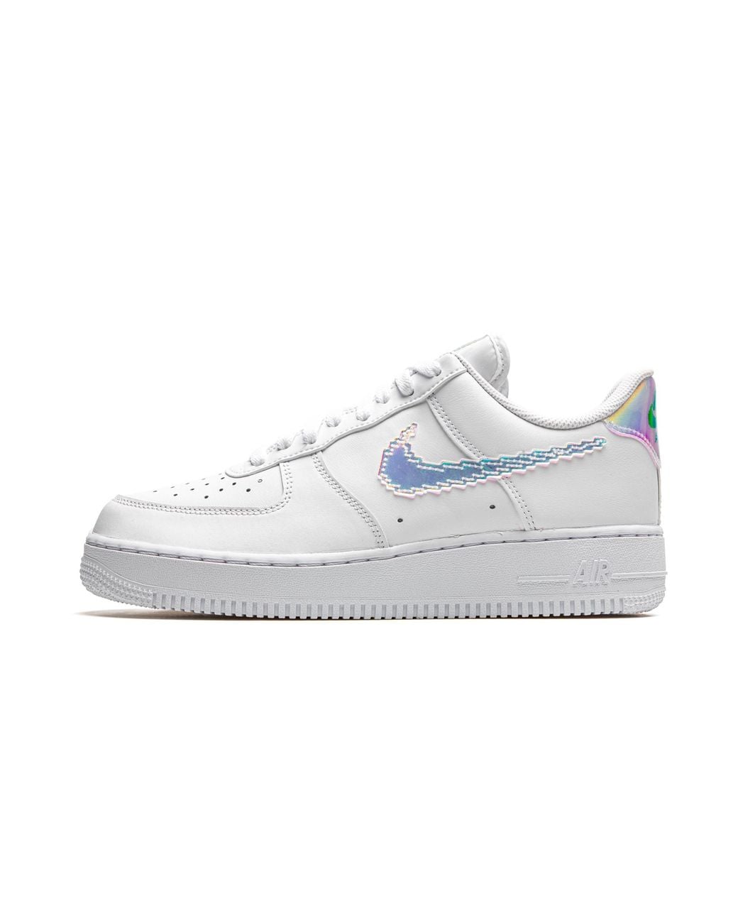 Nike Black Air Force 1 Low '07 Lv8 "Iridescent Pixel Swoosh" Cv1699 100" for men