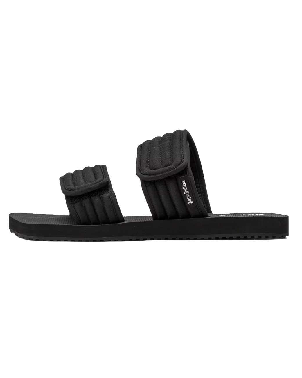 Palm Angels Black Nylon Strap Sandals Pmih002S22Fab0011001" for men