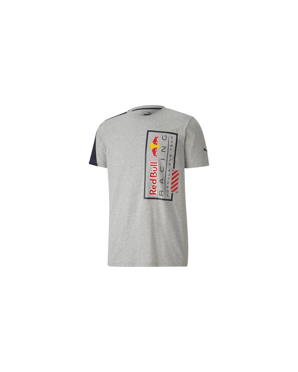 PUMA Black Bull Racing Logo Tee + "Light Heather" 596221 02" for men