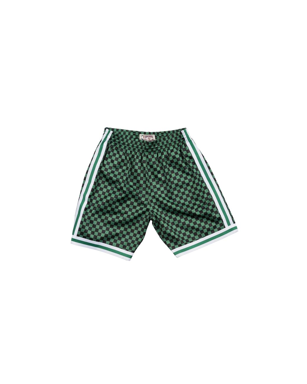 Mitchell & Ness Green Nba Checked Swingman Shorts "Boston Celtics for men