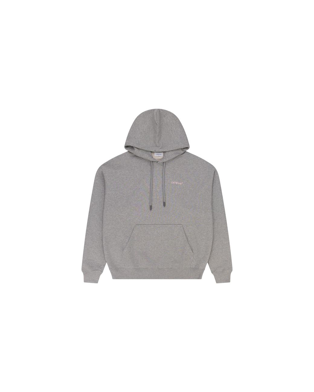 Off-White c/o Virgil Abloh Black Bolt Arrow Hoodie "Heather" 44Owos26K074030" for men