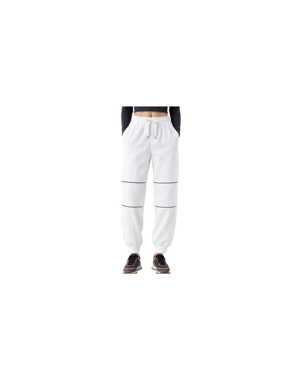 Brunello Cucinelli Black Cotton Jogger Trousers "Off" Brun2558"