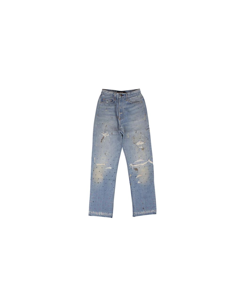 Amiri Blue Gradient Crystal Recon Denim Jeans Y0W01408Rd Mui"