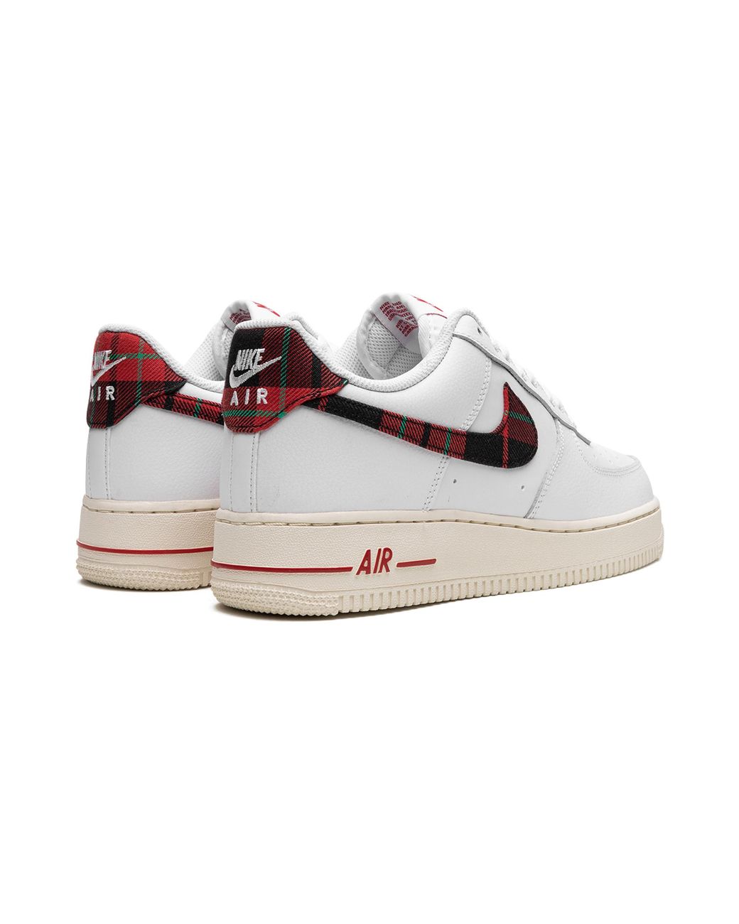 Nike Black Air Force 1 Low "Plaid" Dv0789 100" for men