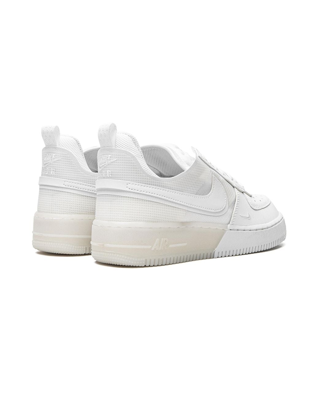 Nike Black Air Force 1 React "Triple" Dm0573 100" for men