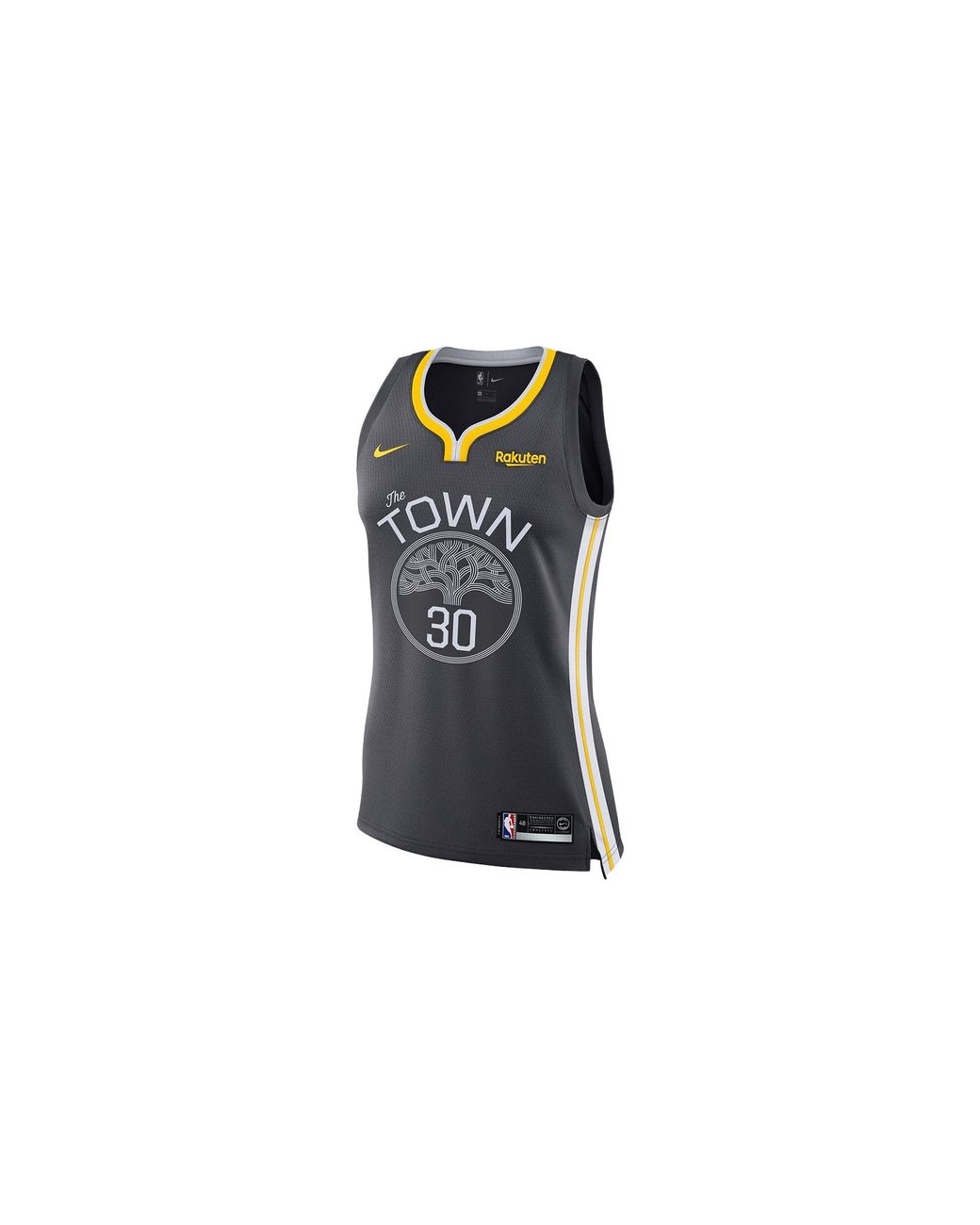 Nike Black Nba Golden State Warriors Swingman Jersey "The Town" Bq4199 060" for men