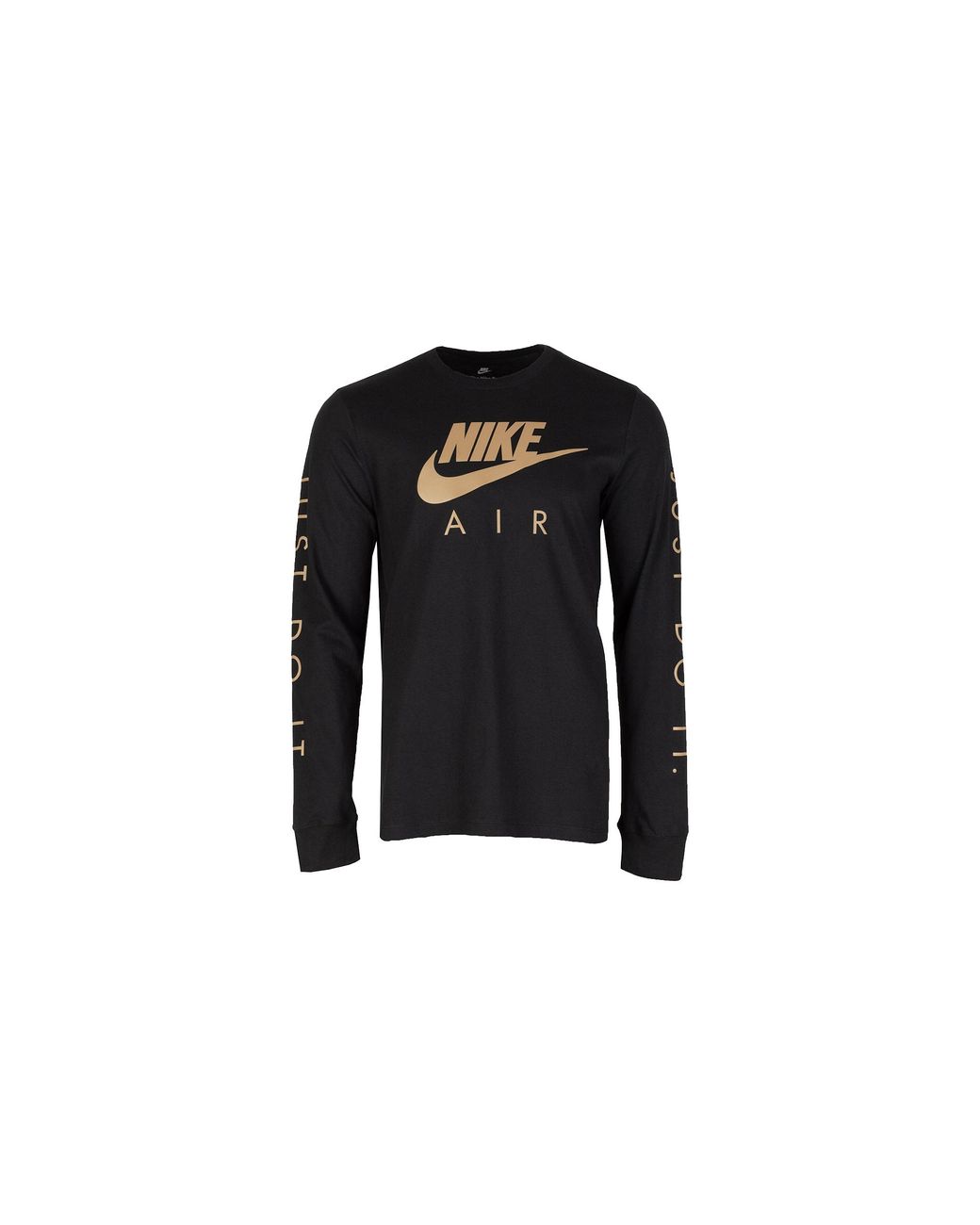 Nike Black Air Reflective Long Sleeve T-Shirt 845425 005" for men