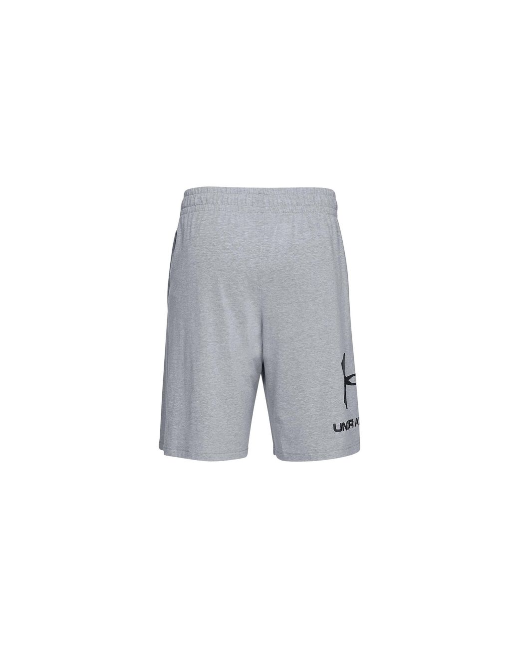 Under Armour Black Sportstyle Cotton Shorts "Steel Light Heather 1329300 035" for men