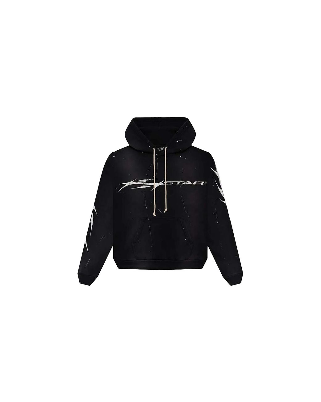 HELLSTAR Black Hstar Hoodie Hsr186" for men