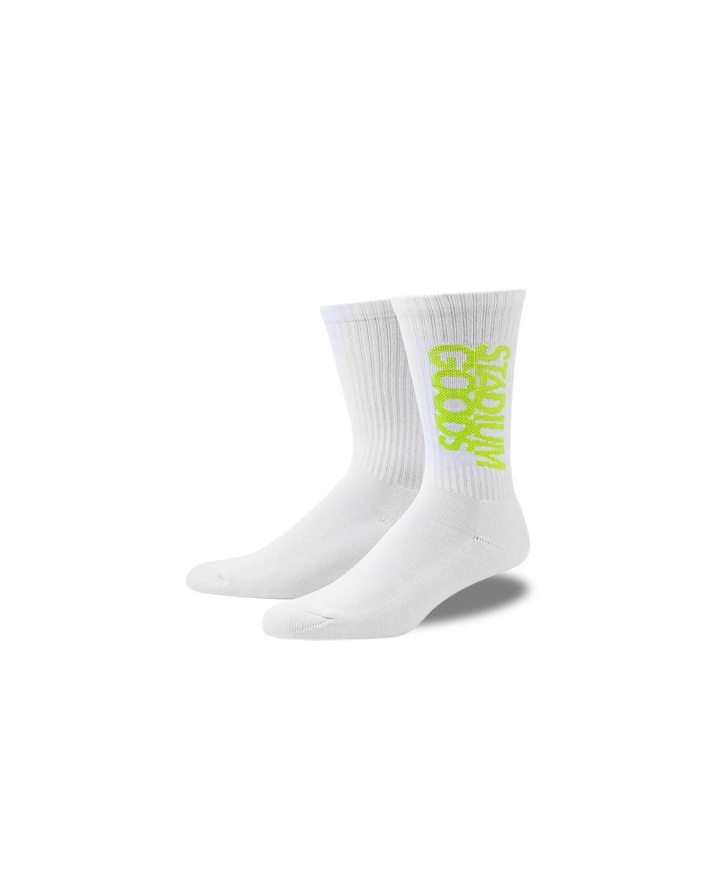 Stadium Goods Black Crew Socks "Glow for men