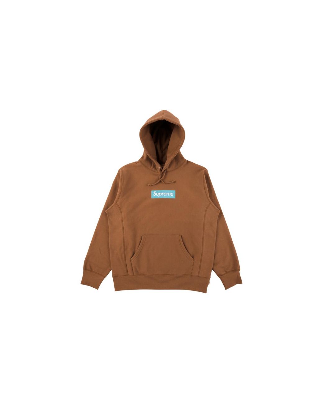 Supreme Black Embroidered Box Logo Hooded Sweatshirt "Fw17
