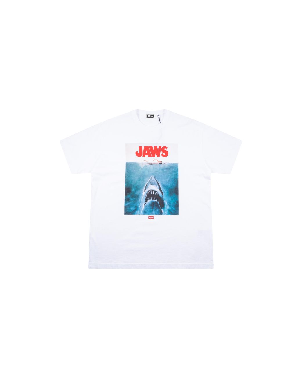 Kith Black Jaws Main Poster Vintage T-Shirt Khm034213 101" for men