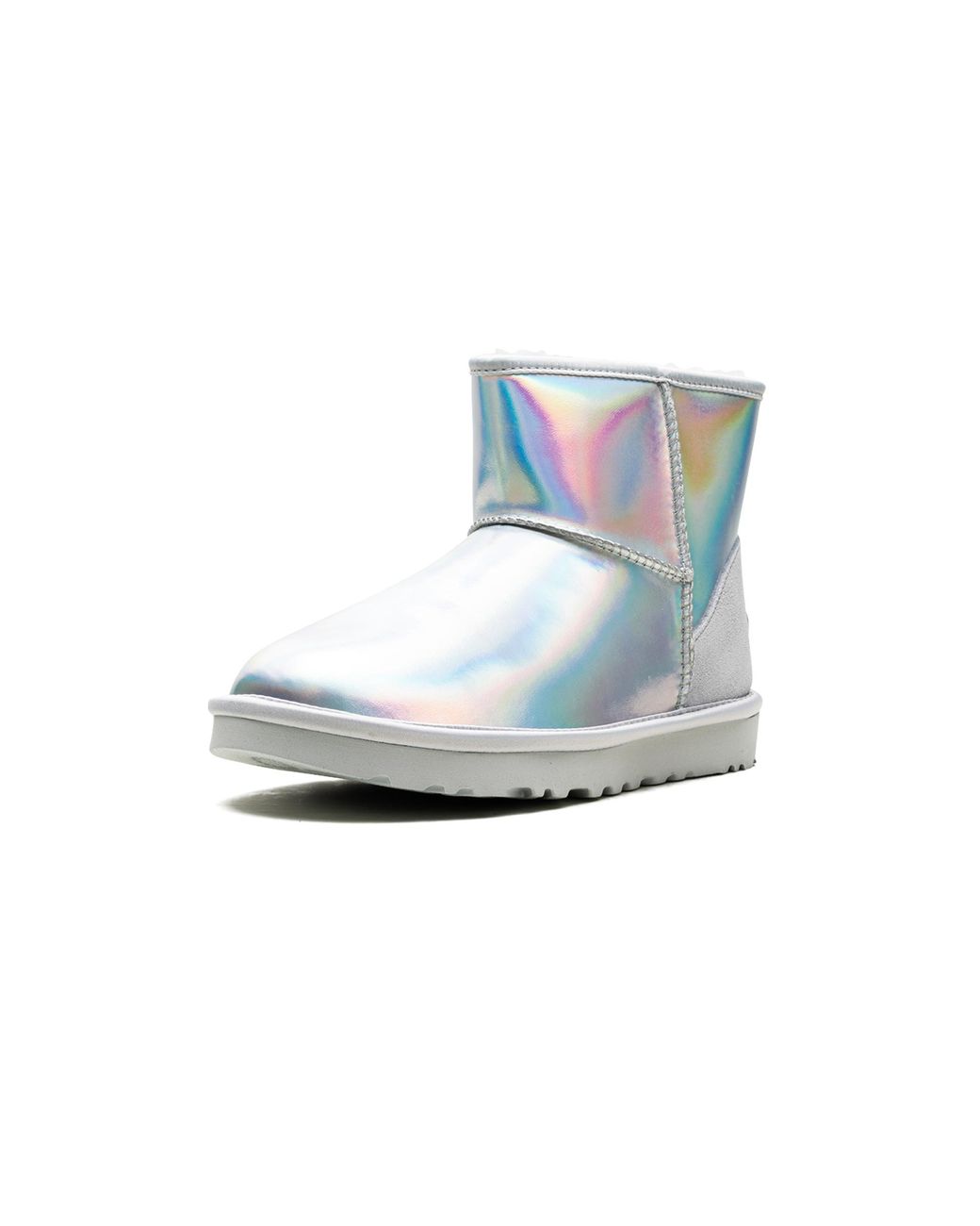 Ugg Black Classic Mini Iridescent "Glacier" 1153532 Gcgr"