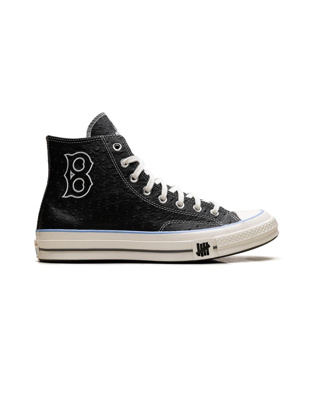 Converse Black Chuck Taylor All Star Hi "Undefeated X Brooklyn Dodgers Ostrich" A21717C" for men