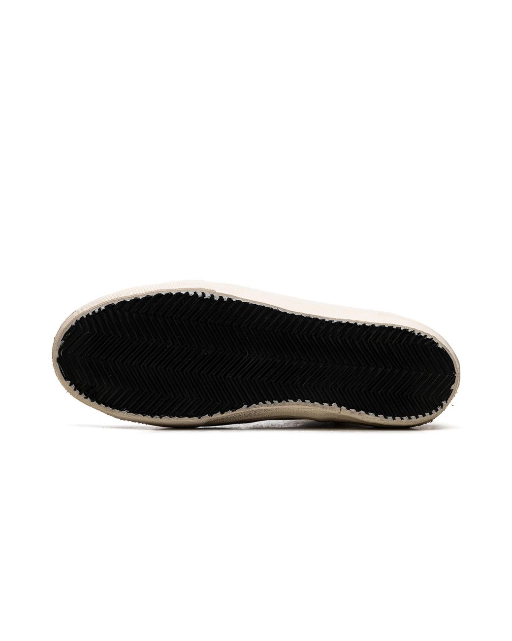 Golden Goose Deluxe Brand Black Slide Lab Leather With Star And Flash for men