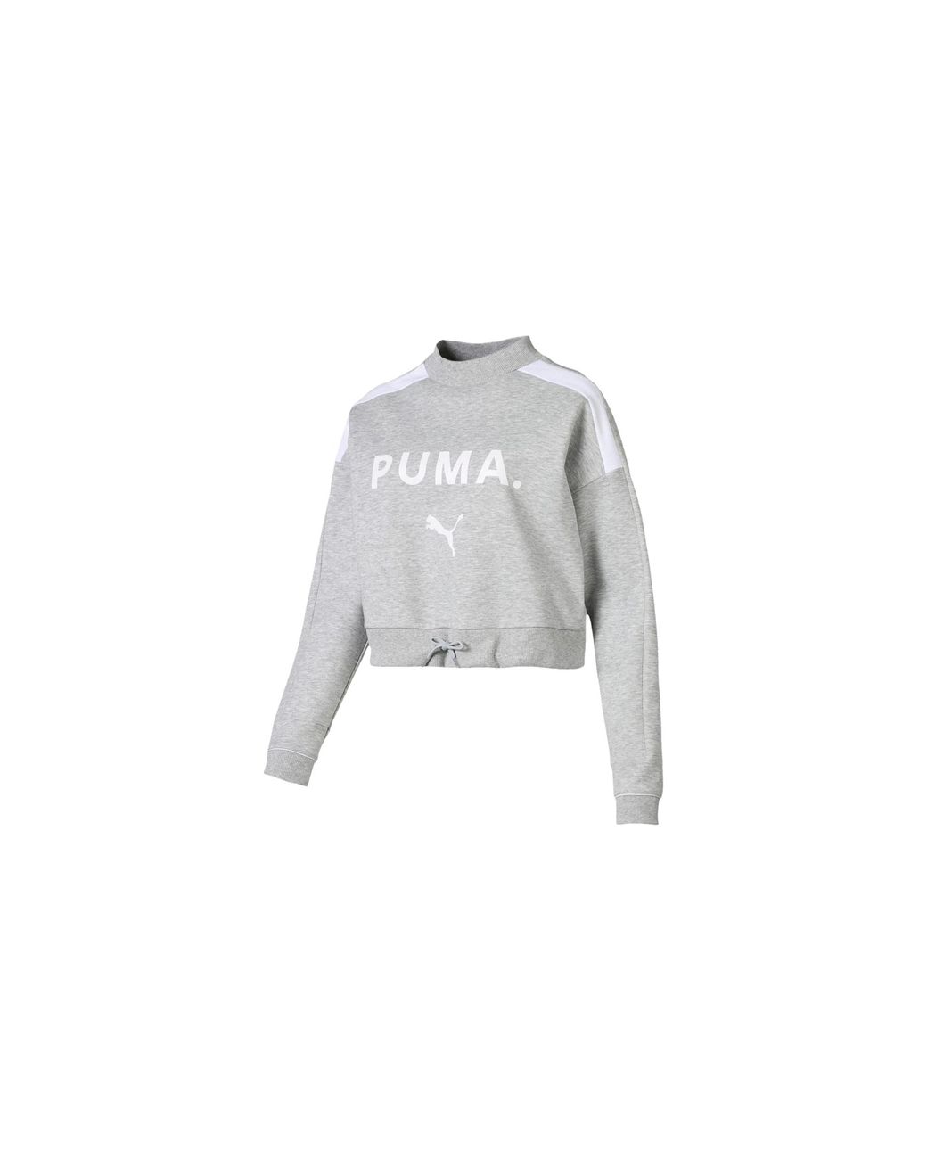 PUMA Black Chase Sweater "Light Heather" 578009 04"