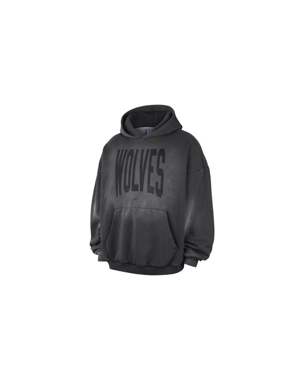 Nike Black Minnesota Timberwolves Standard Issue Therma-Fit Fleece Basketball Pullover Hoodie "Dark Charcoal Ii6034 099" for men