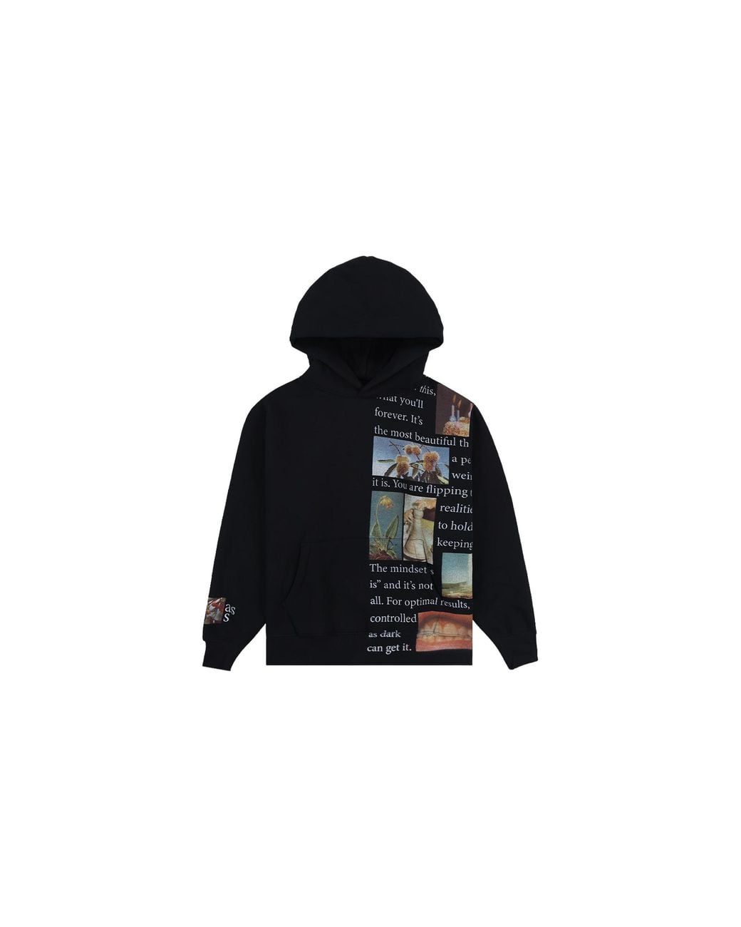 Pleasures Black Connection Pullover Hoodie P26F012" for men