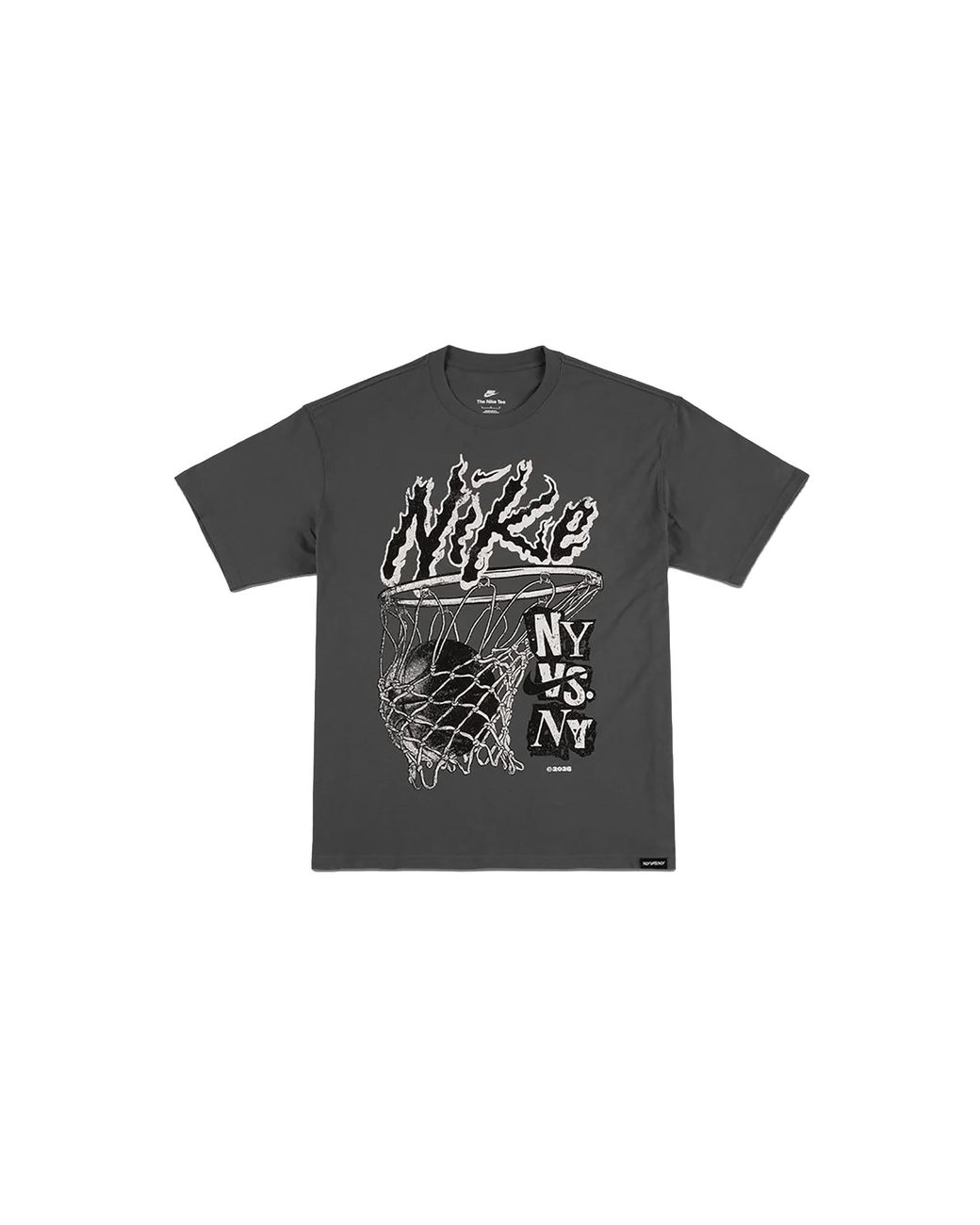 Nike Black Sportswear T-Shirt "Iron" Ir4598 068" for men