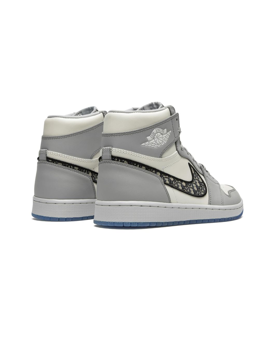 Nike Gray Air 1 Retro High "Dior" Cn8607 002" for men