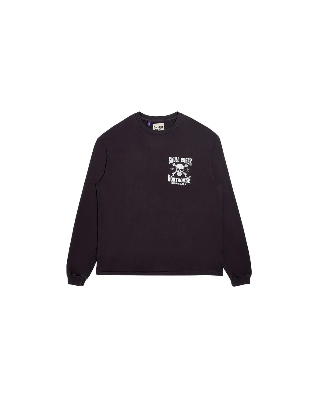 GALLERY DEPT. Blue Skull Creek Glitter Longsleeve T-Shirt & Gd264" for men