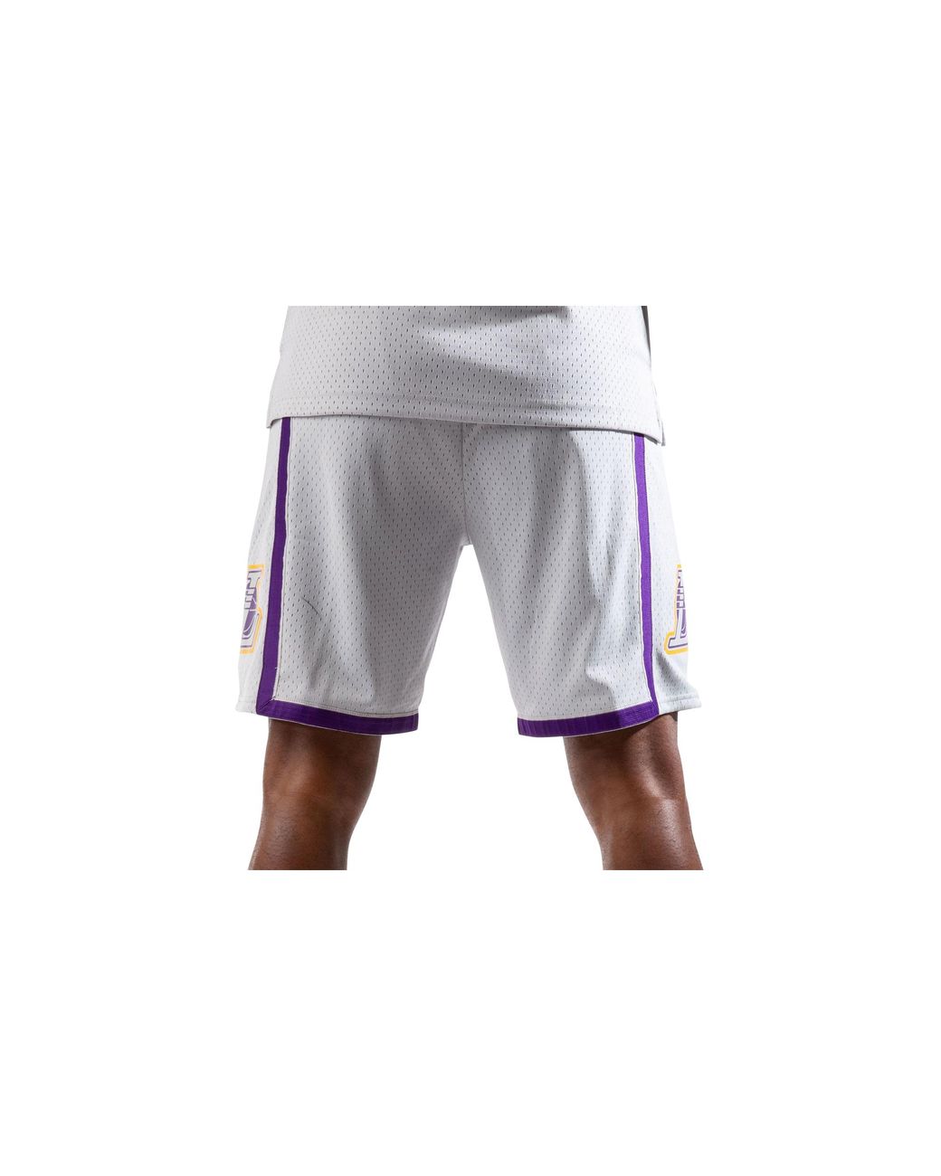 Mitchell & Ness Black Reload 2.0 Swingman Shorts "Nba La Lakers 2009" Smsh3435 Lal09Pppgrey" for men