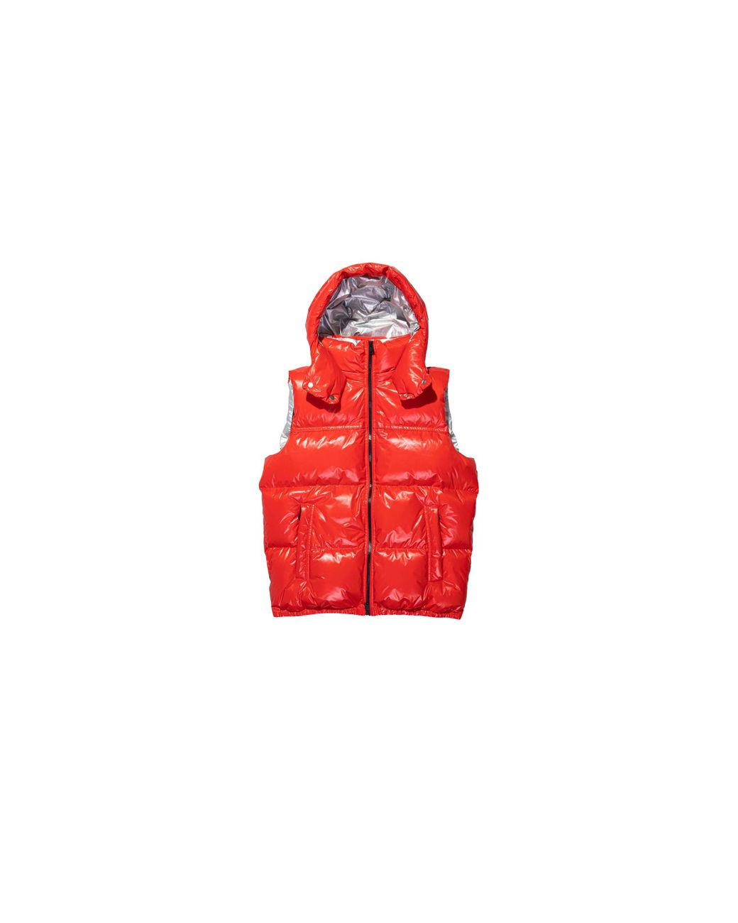 Purple Brand Red Nylon Puffer Vest P623 Prdv423" for men