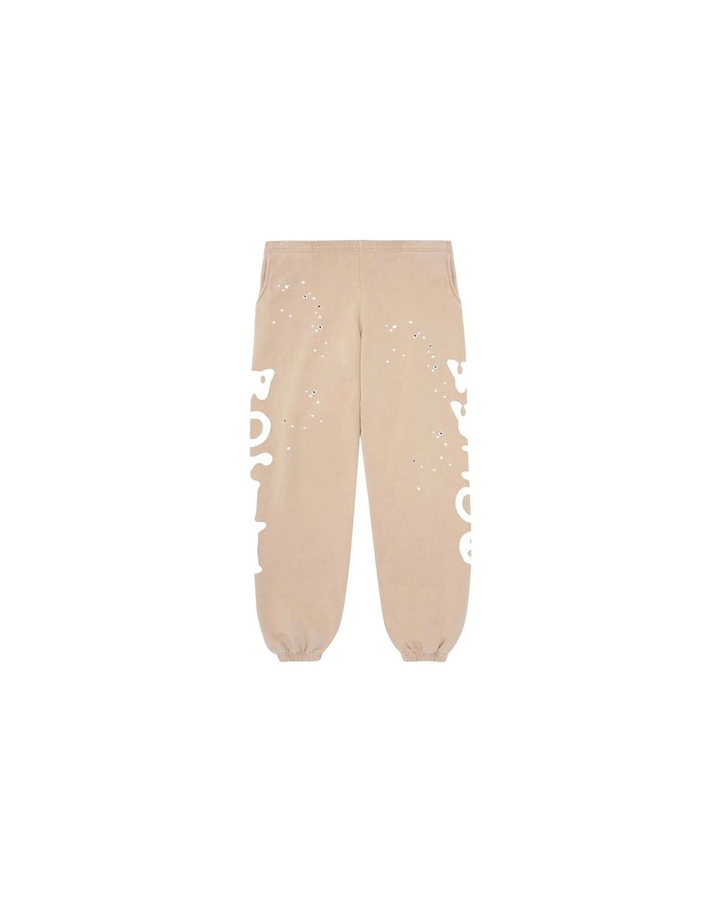 Sp5der Black Beluga Sweatpants "Sand" 157" for men