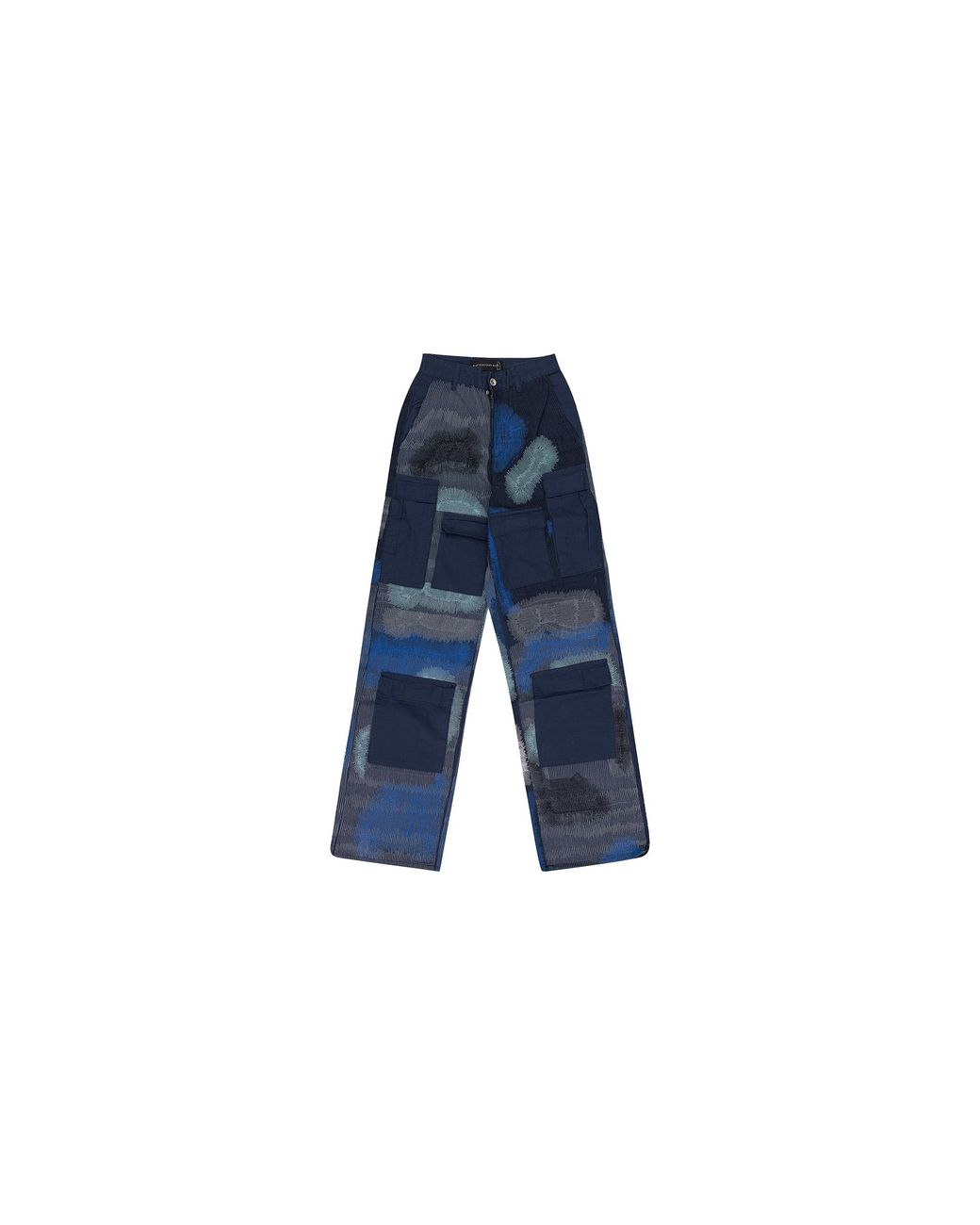 Who Decides War Blue Camouflage Embroidery Pants 11200580010Aw23" for men