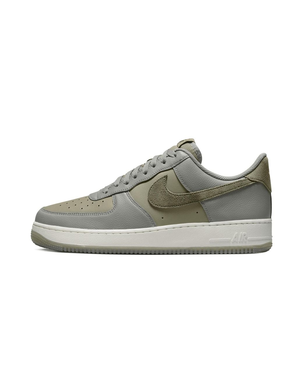 Nike Black Air Force 1 '07 Lv8 "Dark Stucco" Fj4170 002" for men