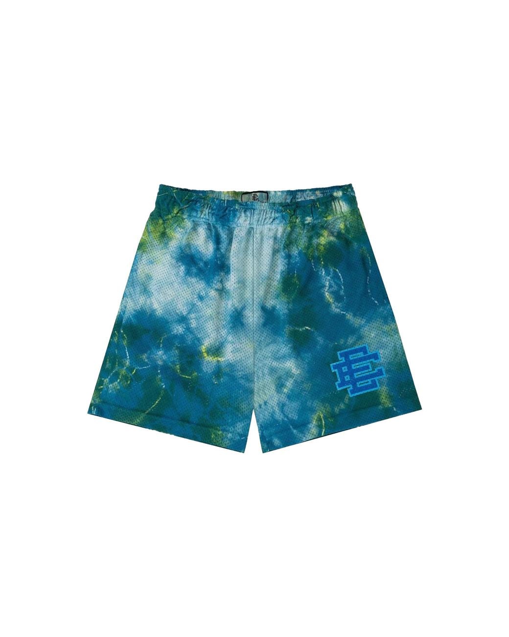 Eric Emanuel Blue Ee Basic Shorts "Tie Dye Light" Ee211" for men
