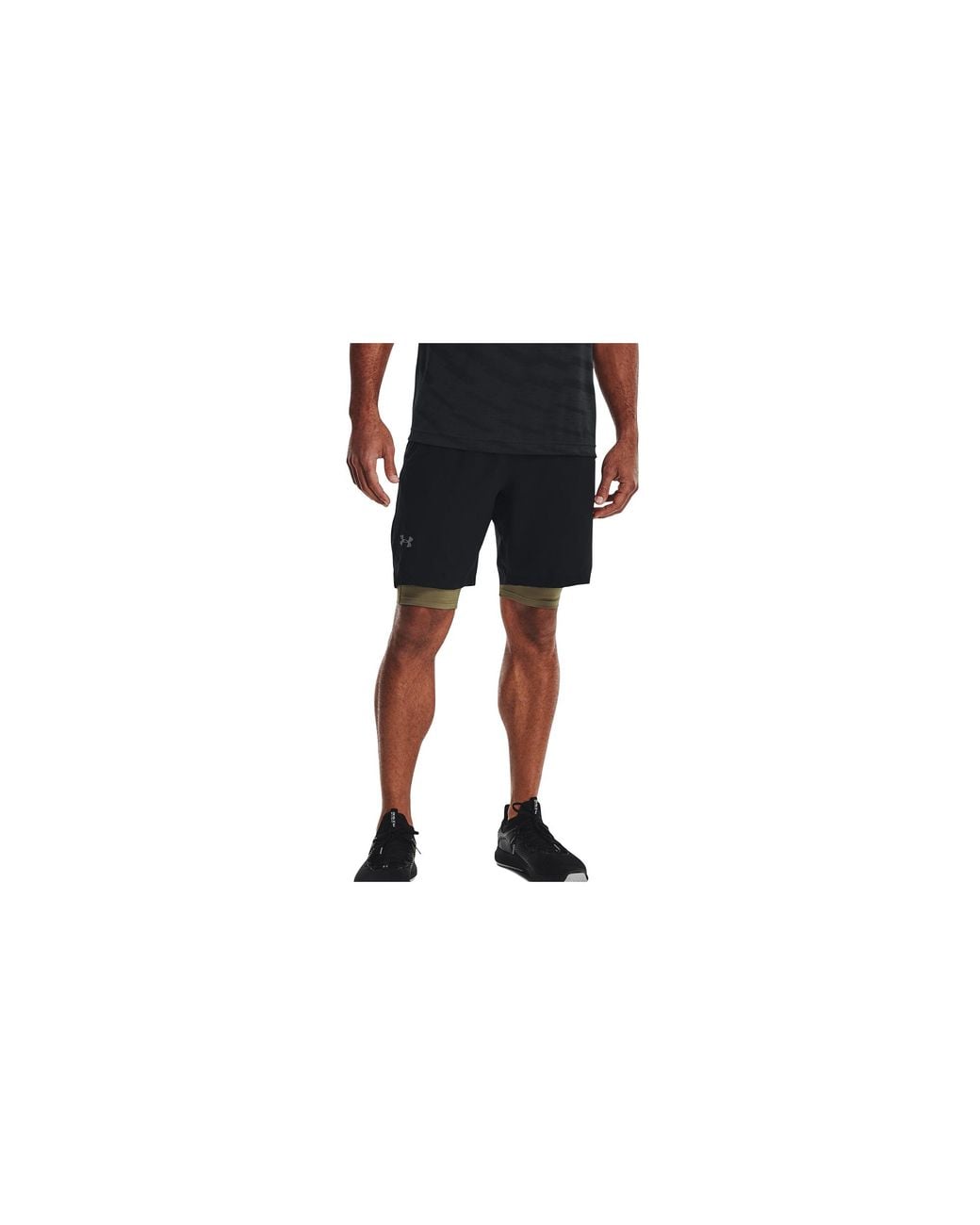 Under Armour Black Vanish Woven 8" Shorts 1370382 001" for men