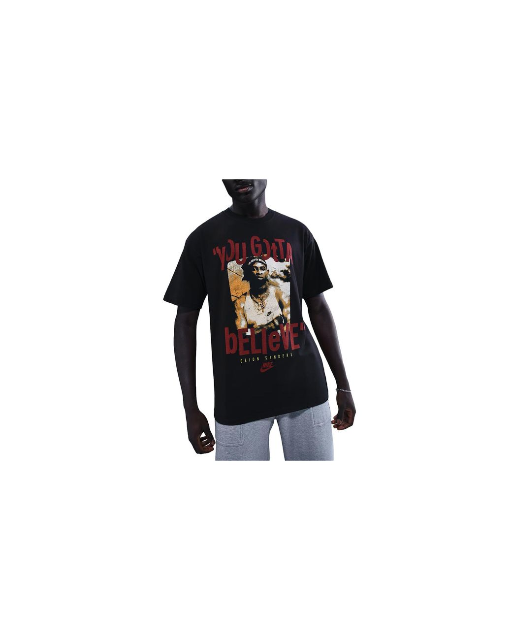 Nike Black Sportswear Max90 T-Shirt Iu1696 010" for men