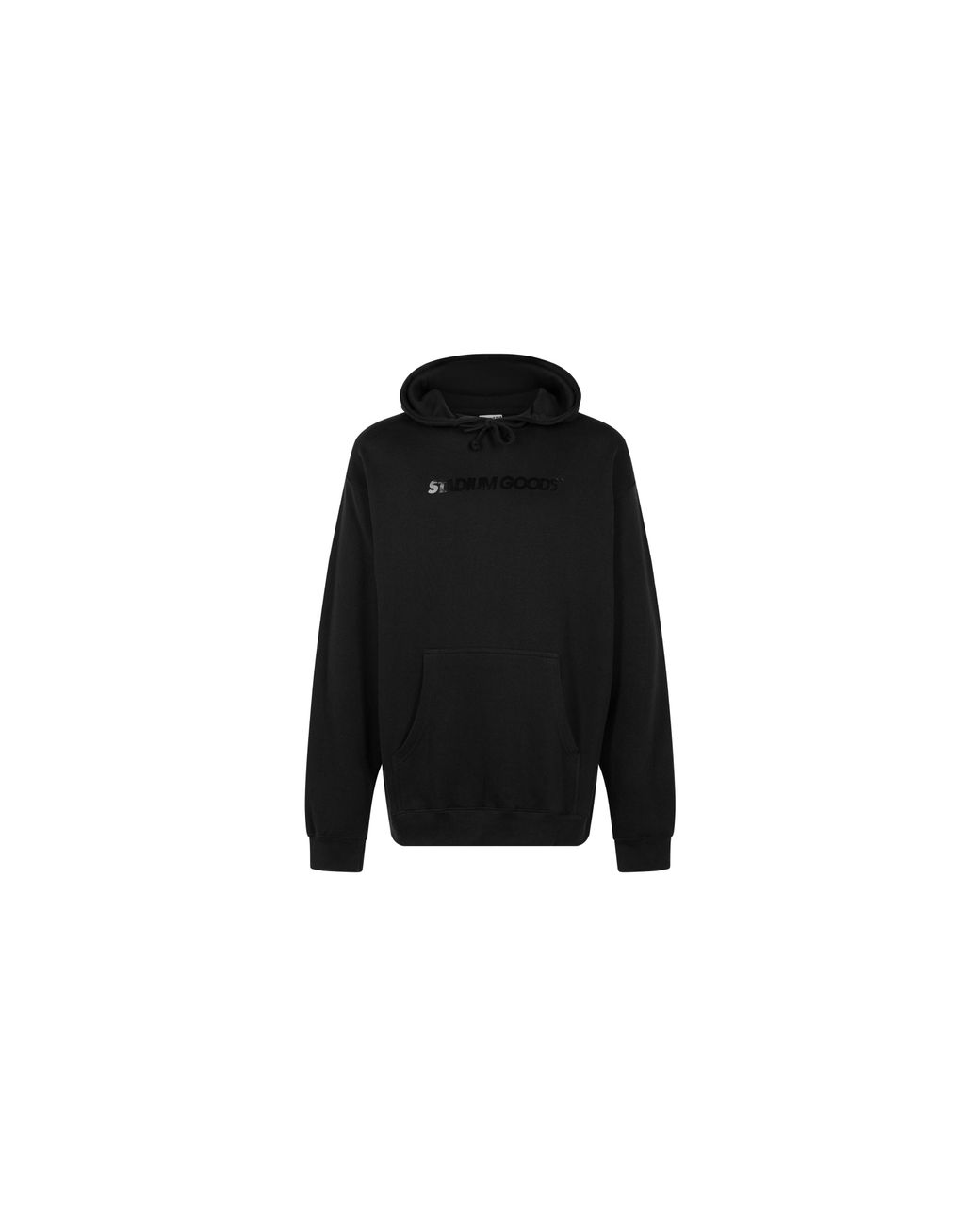 Stadium Goods Black Horizontal Logo Hoodie Sgs0549"
