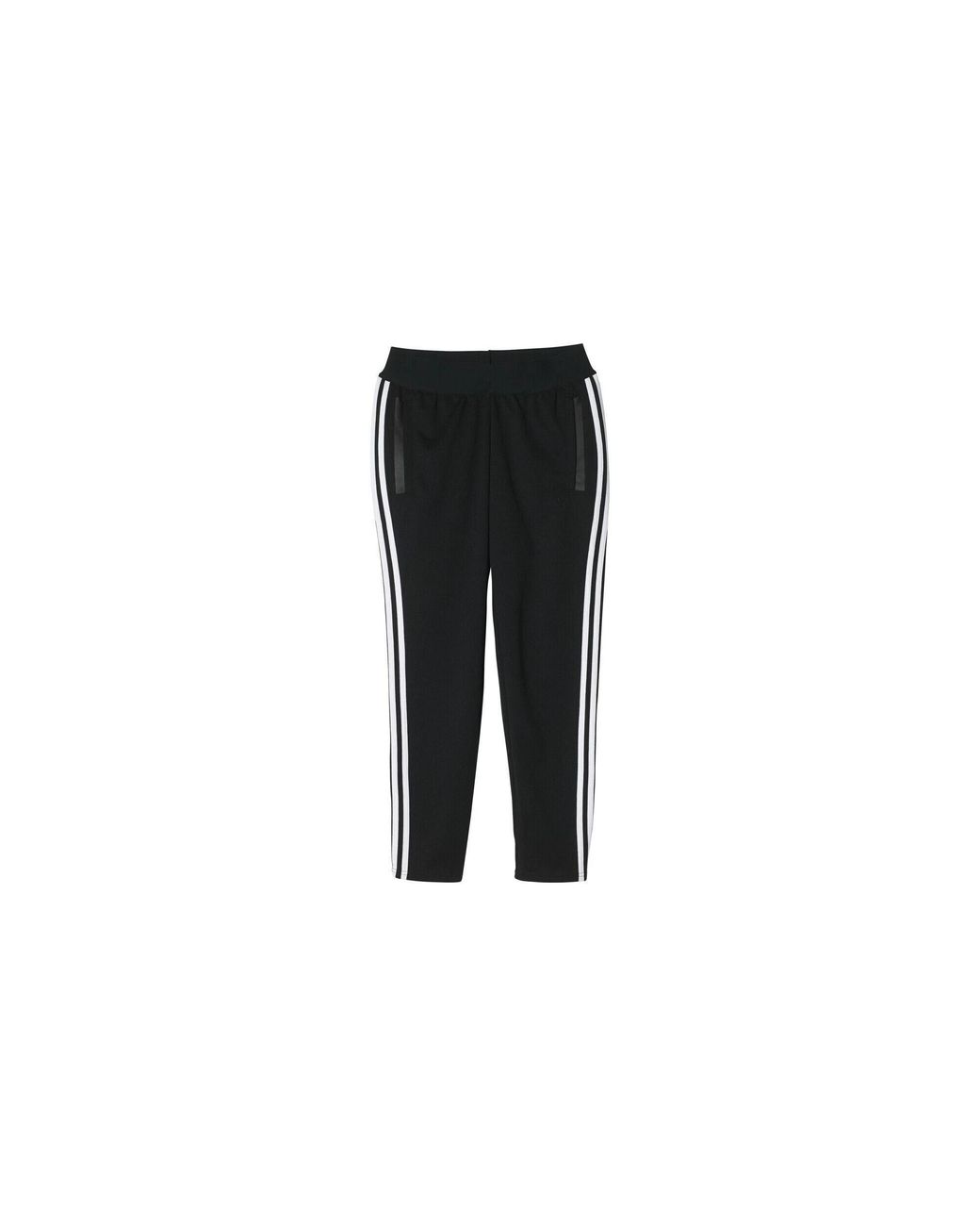 Adidas Black 3 Stripe Tapered Pant Ax5469"