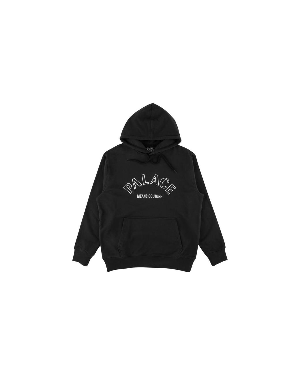 Palace Black Couture Hoodie P14Hd052" for men